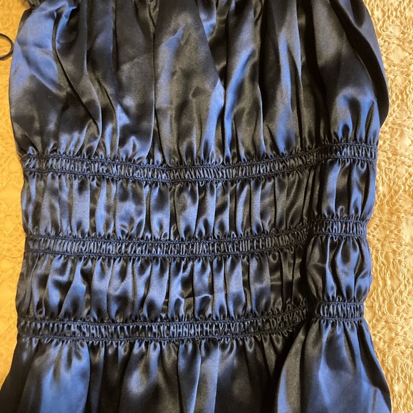 NWT REFORMATION BLACK SILK TOP M - Picture 3 of 4